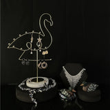 Flamingo Shaped Jewelry Display Stand for Women