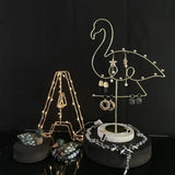 Flamingo Shaped Jewelry Display Stand for Women