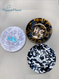 Personalized Opal Block Initials Dish