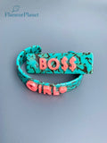 Turquoise Hair Pins With Name For Girls