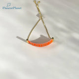 Custom Orange Bracelet for Women/Girl Name Personalized