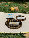 Tiny Tortoiseshell Acetate Ring Dish Bridesmaid Gift