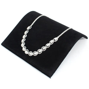 Flannel Bridge Necklace Plate Jewelry Rack Bracelet Display Board
