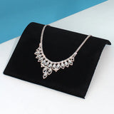 Flannel Bridge Necklace Plate Jewelry Rack Bracelet Display Board