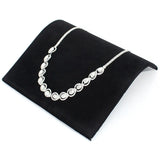 Flannel Bridge Necklace Plate Jewelry Rack Bracelet Display Board