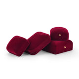 Flannel Jewelry Box Earring Storage Velvet Organizer