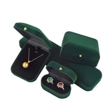 Flannel Jewelry Box Earring Storage Velvet Organizer