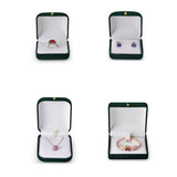 Flannel Jewelry Box Earring Storage Velvet Organizer