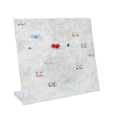 Flannel Jewelry Box Earrings Necklace Storage