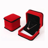 Flannel Jewelry Box Ring Earring Necklaces Bracelets Pendant Organizer