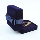 Flannel Jewelry Box for Travel Brooch Pendant Necklace Organizer