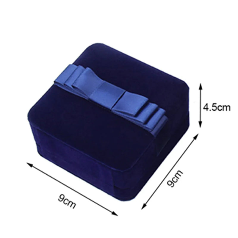 Flannel Jewelry Box for Travel Brooch Pendant Necklace Organizer