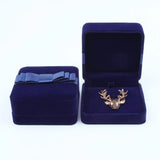 Flannel Jewelry Box for Travel Brooch Pendant Necklace Organizer
