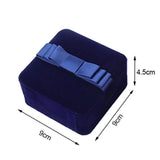 Flannel Jewelry Box for Travel Brooch Pendant Necklace Organizer