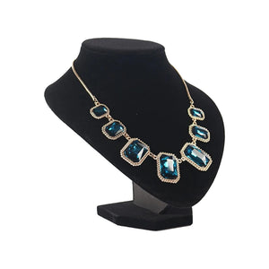 Flannel Jewelry Easel Necklace Display Chest Stand Tower