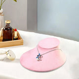 Flannel Necklace Bust Display Stand for Showroom