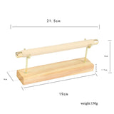 Wooden Jewelry Display Stand Ring Holder Necklace Bracelets Anklets