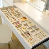 Flannelette Jewelry Display Stackable Holder Box Organizer