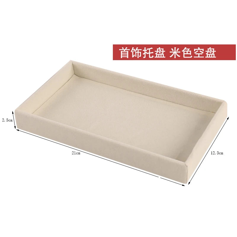 Flannelette Jewelry Display Stackable Holder Box Organizer