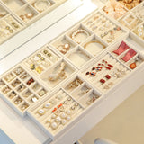 Flannelette Jewelry Display Stackable Holder Box Organizer