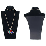 Flannelette Portrait Necklace Display Stand Holder Jewellry Mannequin Bust