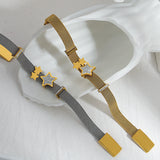 Stars Stainless Steel Strap Bracelets Silver Wrap Bracelets
