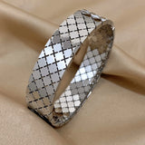 Chunky Cross Charm Stainless Steel Bracelet for Women