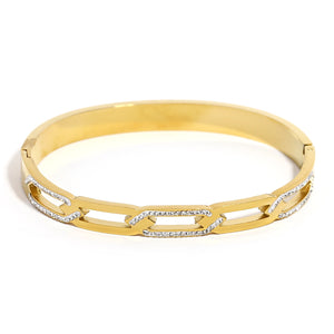 Stainless Steel Bangle Bracelets for Women Charm Texture Accessories Gift