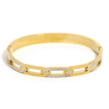 Stainless Steel Bangle Bracelets for Women Charm Texture Accessories Gift