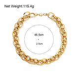Chunky Cuban Chain Necklace for Women Men