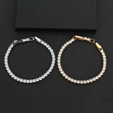 Minimalist Stainless Steel Cubic Zircon Bracelet for Women