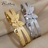 Metal Butterfly Charm Bracelet for Women
