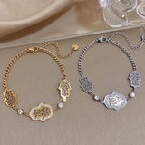 Vintage Hand of Fatima Charm Bracelet for Women
