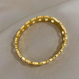 Rhinestone Oval Steel Bangles Bracelets for Women