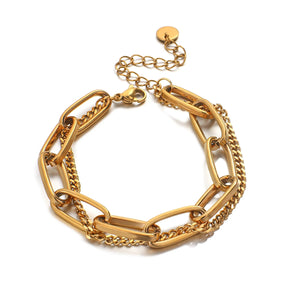 Women's Minimalist Stainless Steel Chain Bracelet