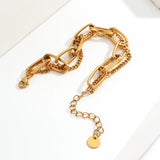 Women's Minimalist Stainless Steel Chain Bracelet