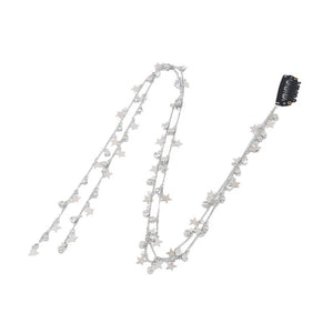 Sparkling Rhinestone Chain Hairpin Tassel Hairband
