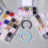 Acrylic Letter Bead Box DIY Bracelet Making Craft Kit