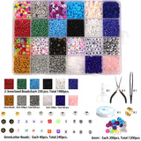 Acrylic Letter Bead Box DIY Bracelet Making Craft Kit