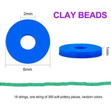 Flat Clay Heishi Beads for Jewelry Making Rainbow Disc Beads