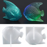 Flat Fish Silicone Resin Mold for DIY Ornament Making