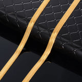 6mm Herringbone Link Snake Chain Stainless Steel Necklace