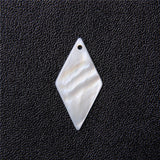Mother of Pearl Shell Beads Square Shell Pendant for DIY Necklace