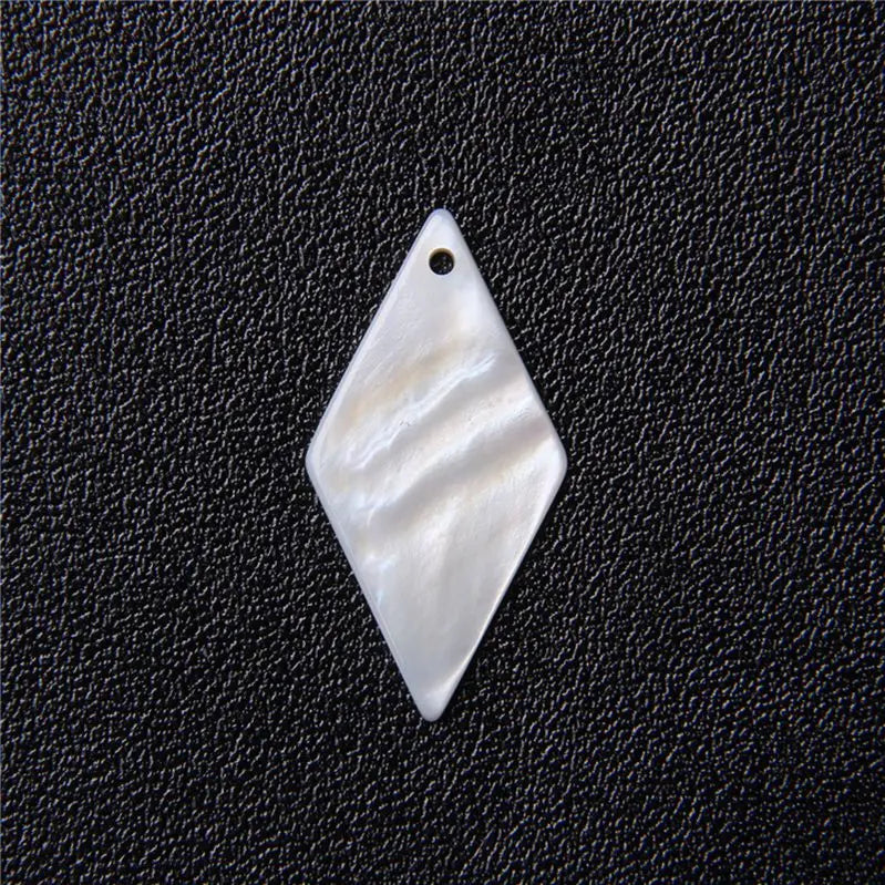 Mother of Pearl Shell Beads Square Shell Pendant for DIY Necklace