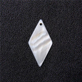 Mother of Pearl Shell Beads Square Shell Pendant for DIY Necklace