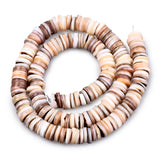 Natural Freshwater Shell Heishi Beads 6~11mm 170~175pcs/strand