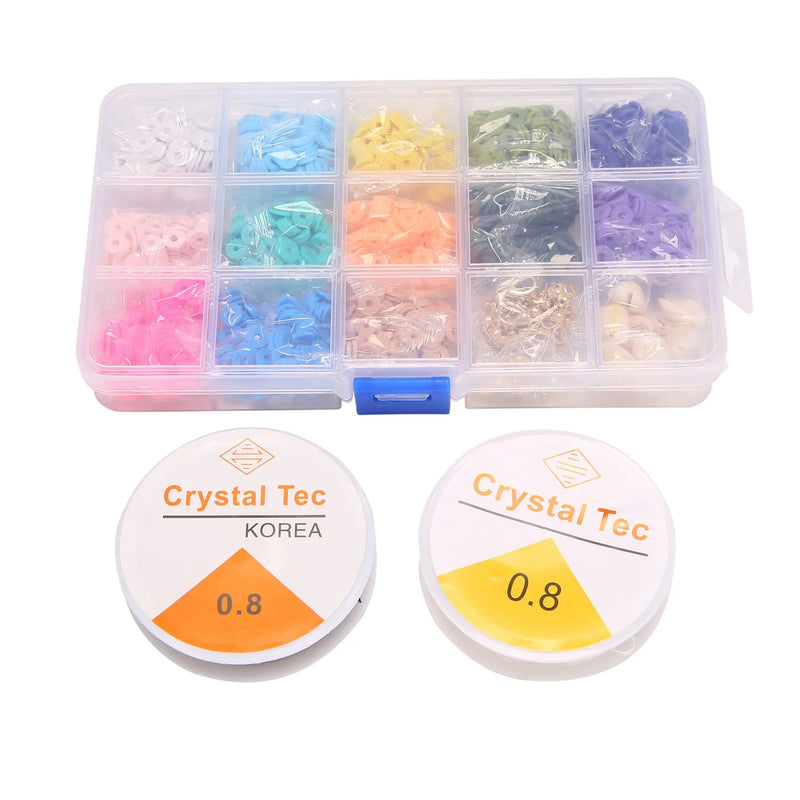 Polymer Clay Beads Kit with Pendant (2650 Pcs)