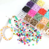 Polymer Clay Spacer Beads Kit Charms for Jewelry Making DIY