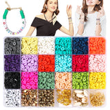 Polymer Clay Spacer Beads Kit Charms for Jewelry Making DIY