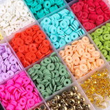 Polymer Clay Spacer Beads Kit Charms for Jewelry Making DIY